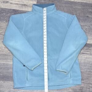 L.L. Bean Fleece Sweater (Light Blue) (Size Large, Regular fit)